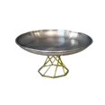 thumbnail image 1 of Stainless Steel Serving Tray High-footed Metal Fruit Plate Elegant Food Presentation Dish for Living Room Coffee Table gold, 1 of 4