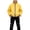 Yellow, variant on Boys' Long Sleeve Sherpa Fleece Full Zip Jacket Kids Stand Collar Winter Warm Outerwear for Toddler Boys Windproof Sweatshirt
