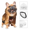thumbnail image 3 of Fotbe Happy Fluffy Running Dog Sudadera con Estampado para Perros Pequeños – Suéter con Capucha para Mascotas, Tela Suave de Forro Polar con Bolsillo-Small, 3 of 7