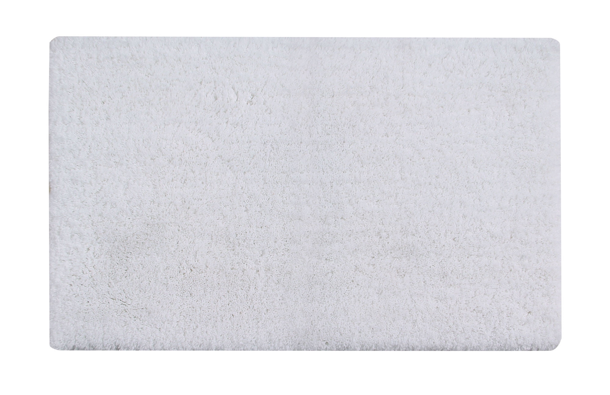 Better Trends Micro Plush Bath Rug 17" X 24" White