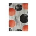 thumbnail image 2 of Black with Orange Dots Abstract Garden Flag 12x18 inch Double Sided Outside Yard Decorations for Home Outdoor, 2 of 6
