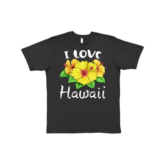 Inktastic I Love Hawaii Hibiscus Flowers T-Shirt