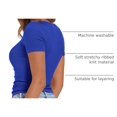thumbnail image 4 of Remera PRETTYGARDEN 2025 Slim Fit Henley Acanalada Azul L, 4 of 9
