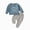 H01-Blue, variant on Baby Boy Fall Clothes Set Long Sleeve Crewneck Sweatshirts Pants Infant Newborn Winter Outfits Size:2-3 Y,Color:Beige
