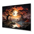 thumbnail image 2 of Designart "Tales Baobab in Africa I" African Metal Art Print, 2 of 5