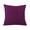 Dark Purple, variant on Dark Purple Solid Color Velvet Pillow Cover Dark Purple Home Decor Soft Plush Cushion Case Concealed Zipper Decorative Throw Pillow Cover For Sofa Bed