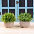 thumbnail image 7 of Coolmade 2 Pack Artificial Potted Green Grass Artificial Flowers Fake Plant, 7 of 7