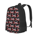 thumbnail image 1 of Balery Fire and Rescue Truck Mochila para hombre y mujer - Tela Oxford 600D resistente - Gran capacidad, resistente al agua, ideal para la escuela, viajes y senderismo, 1 of 6