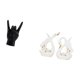 thumbnail image 5 of Elegante Escultura De Cisne Con Gesto De Mano, Estatua Creativa De Cerámica Con Forma De Animal Para Apartamento, Dormitorio, Restaurante, Estantería, Armario, Decoración De Escritorio., 5 of 8