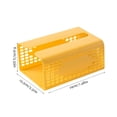 thumbnail image 4 of Bearachild Caja de pañuelos Organizador de almacenamiento de papel Contenedor de servilletas Organizador amarillo Type3 NO3 Bearachild HA063725-01, 4 of 5