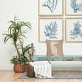thumbnail image 3 of Seahorse Burlap Beige Accent Throw Pillow 18" x 18", 3 of 8