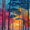 Couple Ocean Sunset, variant on Abstract Forest Canvas Wall Art, Colorful Tree Print for Living Room, Bedroom, Dining Room, Home Office and Hallway Decor