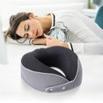 thumbnail image 4 of Puntoco Almohada en forma de U con espuma viscoelástica para guardarla Almohada para viajes de negocios Almohada para la siesta Almohada para el cuello en avión Almohada portátil de protección par, 4 of 5