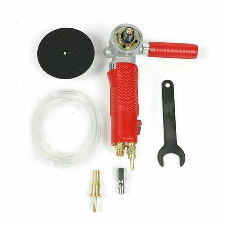 

OUKANING 4 Inch Air Wet Stone Polishing Machine Granite Marble Water Mill Pneumatic Polishing Tool 4300RPM