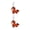 A 1 Set, variant on Red Horse Keychain 2026 Year of Horse Lucky Charm Acrylic Pendant with Metal Buckle Festive Spring Festival Gift Cartoon Zodiac Ornament