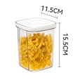 thumbnail image 3 of Aonity 1X Knob Sealing Storage Container， Airtight Food Storage Containers Set with Lids Plastic Kitchen Pantry Organization Canisters for Cereal Flour and Sugar 600Ml, 3 of 3