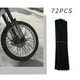thumbnail image 1 of Juego de 72 fundas decorativas para radios de rueda de bicicleta y motocicleta | Cubre radios de plástico de 24 cm en 10 colores | Fácil instalación sin herramientas, 1 of 6