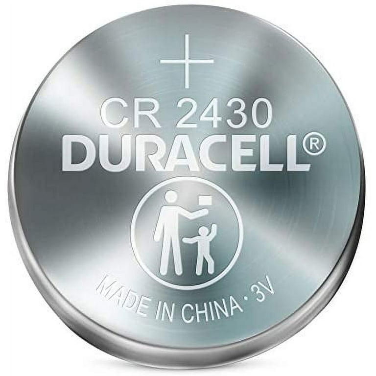 2 Pcs Duracell 2430 CR2430 DL2430 3V Lithium Coin Cell Battery