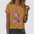 thumbnail image 2 of T-Shirts pour Femmes Été Manches Courtes Hauts Graphiques Mode Décontractée T-Shirts Confortables à Porter Tous les Jours, 2 of 4
