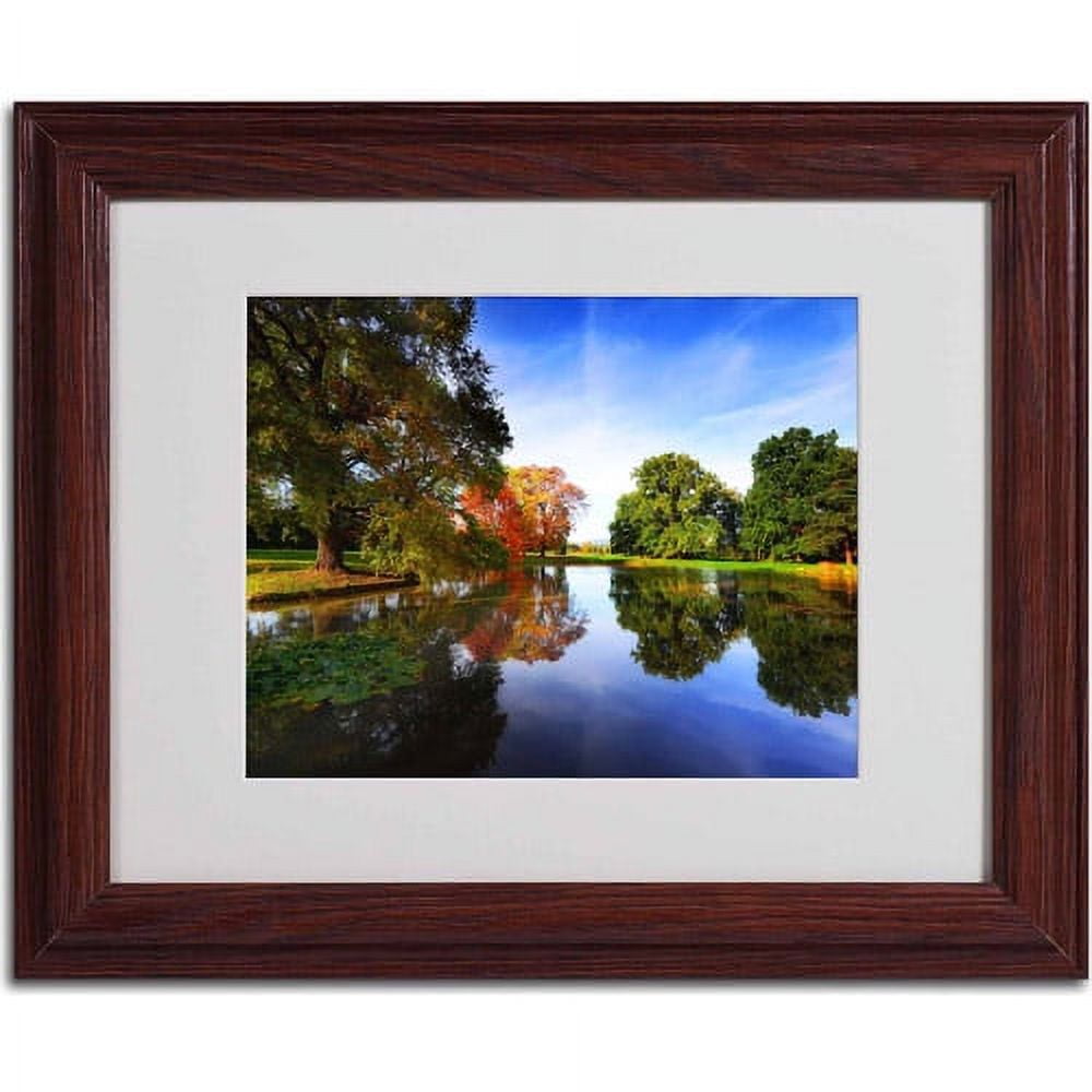 Trademark Fine Art "Autumnal Beauty" Canvas Art by Philippe Sainte-Laudy, Wood Frame
