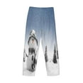 thumbnail image 5 of Bingfone Snowman And Christmas Tree Mens All Over Print Sleep Pajama Pants-Medium, 5 of 9