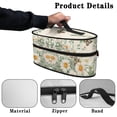 thumbnail image 5 of HELLHERO Floral Butterfly Protective Travel Steamer Storage Bag Compatible with Most Iron For Garment Care Steam Iron Carrying Case, Bag Only, 5 of 6