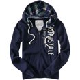 thumbnail image 1 of Aeropostale Sudadera con capucha y cremallera para mujer, azul, pequeña, 1 of 1
