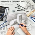 thumbnail image 2 of Shuttle Art 123 Pack Art Pencil Set, 36 Watercolor Pencils,36 Oil Based Pencils,12 Sketch Pencils,12 Metallic Color Pencils,12 Charcoal Pencils,15 Pieces Drawing Kit, Great Gift, 2 of 9