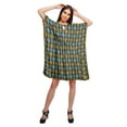 thumbnail image 2 of Moomaya Robe Courte de Caftan de Plage, Robe de Couverture Imprimée, Kaftan pour Femmes, Tenue de Plage, Couverture, 2 of 4