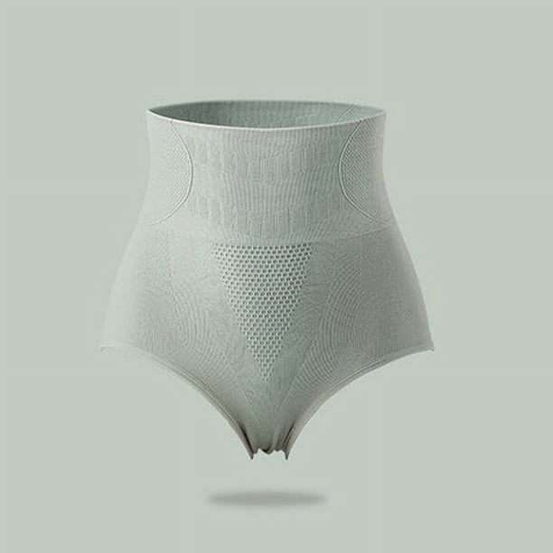 Ropa interior de cintura alta para mujer, moldeadora de abdomen, moldeadora de cintura, levantadora de cadera, antibacteriana, de grafeno, de algodón puro, con entrepierna, pantalones cortos de talla