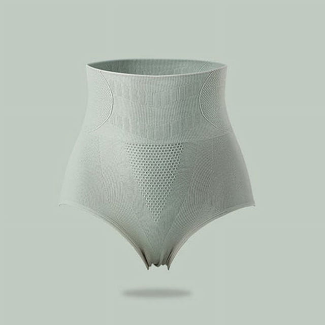 Ropa interior de cintura alta para mujer, moldeadora de abdomen, moldeadora de cintura, levantadora de cadera, antibacteriana, de grafeno, de algodón puro, con entrepierna, pantalones cortos de talla