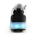 thumbnail image 5 of Kids LED Roller Skate Shoes with Wheel Light up Roller Shoes Kids Skates Sneakers Gift for Girls Boys Children, 5 of 14