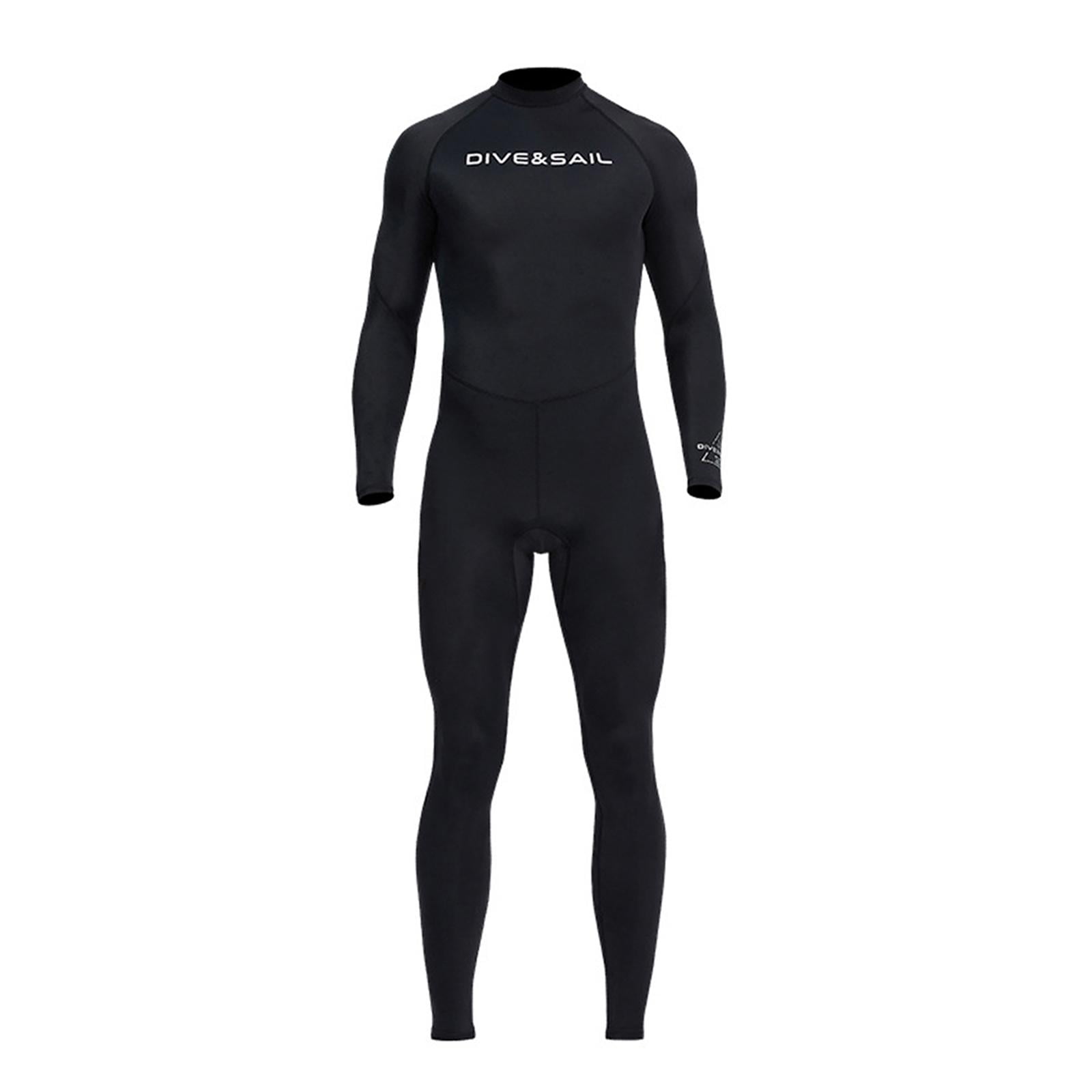 Premium Men Diving Wetsuit Full -piece Back Zipper Diving Rash Guards Scuba Snorkeling Kayaking Jumpsuit , XXL, XL XXL