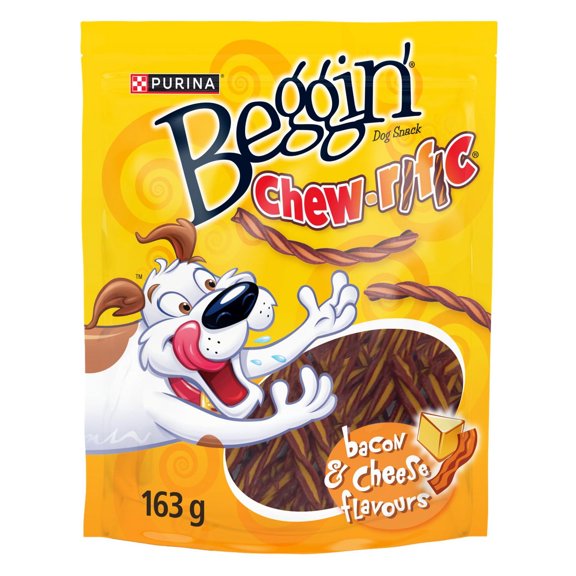 Beggin' Chew-rific Bacon & Cheese Snacks, Dog Treats
