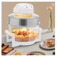 thumbnail image 6 of Air Fryer 17L/17.96Qt Turbo Air Fryer Oven Convection Cooker Oil-less Infrared 360° Viewable with Expansion Ring & Recipe Book, 6 of 9