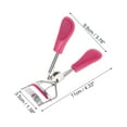 thumbnail image 2 of Unique Bargains 1 Pcs Women Convenient Eyelash Curler for Business Travel Carbon Steel PS Rose Red, 2 of 4