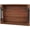 Black Handle 03, variant on Acacia Wood Serving Tray with Metal Handles, 17x13in Large Ottoman Tray, Food Drinks Tray for Coffee Table, Breakfast, Dinner & Bar, Rustic Decorative Tray for Kitchen, Bedroom Gift Box