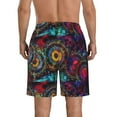 thumbnail image 3 of Naloa Mandala Colorful Men's Beach Shorts, Surfing shorts, Swim trunks, Quick Dry Swim Trunks for Surfing Beach Fun - Medium, 3 of 9