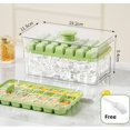 thumbnail image 3 of Press Ice Tray Bucket Multifunctional 48-Grid Ice Cube Mold, Ice Maker with One-Touch to Release, Portable Ice Box, 3 of 7