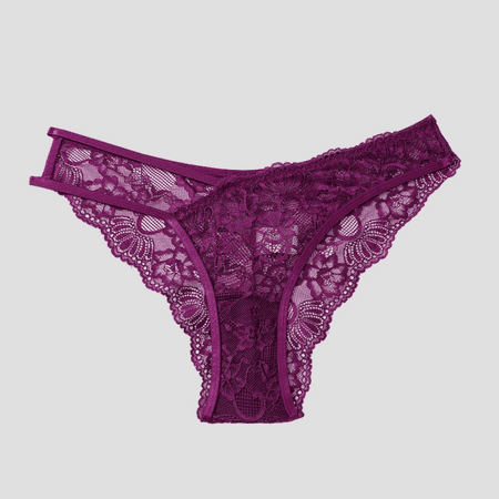 Fulorrnie Underwear for Women Breathable Briefs Comfort Cute Panty High Waist Flat Seams Stretchable Panties  Purple  L