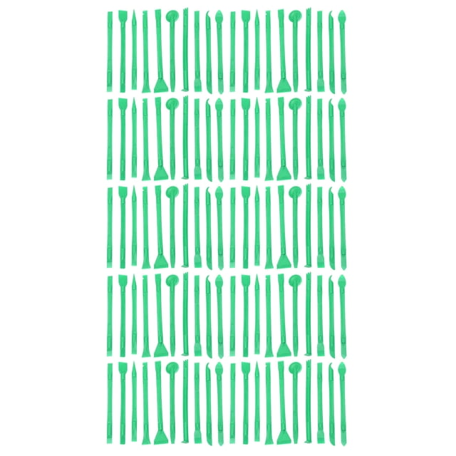 Juego de espátulas de plástico, 100 piezas, espátulas antiestáticas, herramienta de apertura de palanca de plástico multifuncional, espátula universal, diseño a prueba de futuro