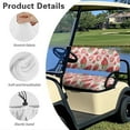 thumbnail image 6 of Yuyamidu Strawberry Golf Cart Seat Cover Backrest Cover Set of 2 Pink Travel Sports Cart Seat Cushion Covers for 2 Person Seats Club Car Golf Cart Accessories, 6 of 7
