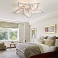 thumbnail image 7 of Ceiling Fan with Light, 27" Modern Indoor Flush Mount Ceiling Fans with Dimmable LED Lights and APP/Remote Control for Bedroom, Kitchen, Office, Living Room, 7 of 7