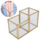 thumbnail image 5 of Caja de almacenamiento de escritorio para decoración de uñas, pinceles de uñas, accesorios de uñas, caja de almacenamiento con 2 rejillas, 5 of 13