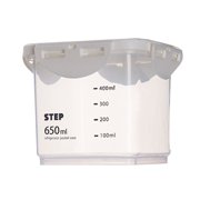 POINTERTECK Home Plastic Food Container Leak Proof Food Storage Container for Rice Sugar Candy Flour  650ml