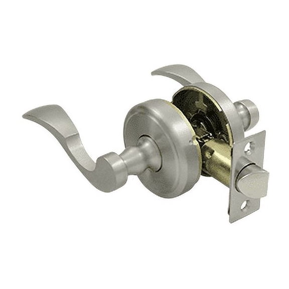 Deltana PRLLR3U15-RH Port Royal Lacovia Series Transitional Door Leverset Passage Right Handed Brushed Nickel