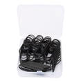 thumbnail image 1 of 66pcs Metal Pen Clips for Student Slip Resistance Rust Prevention Paperclip Pen Holder for Notebooks Office School Black, 1 of 14