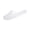 White, variant on Womens Jelly Mules Transparent Glitter Clear Closed Toe Flat Mules Casual Breathable Slip-On Travel Comfortable Shoes Black 41(US-8.5)