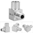 thumbnail image 4 of Anti  304 Stainless Steel Elbow Connector, Quick Coupling Connector, Precision Threaded Quick Coupling Connector, High Temp & Pressure , with Fast Connection, Easy Plugging, 4 of 7
