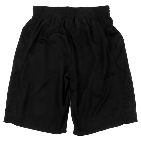 HONMEET Men's Black Stretch Athletic Shorts with Leg Lines, Comfortable Workout and Exercise Apparel